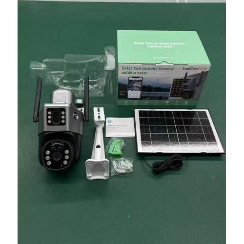 Crossfire CP-0612-2 V380 Pro Dual Lens Solar Camera