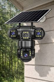 Crossfire T33 (V380) Intellegent Solar PTZ Camerz Tripple Lens