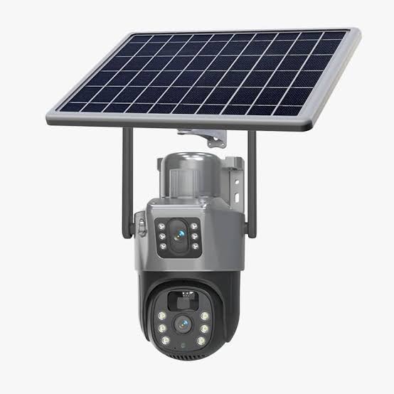 Crossfire CP-0612-2 V380 Pro Dual Lens Solar Camera