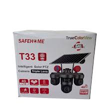 Crossfire T33 (V380) Intellegent Solar PTZ Camerz Tripple Lens