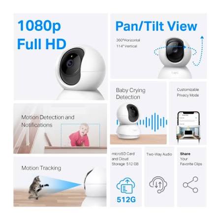 TP-Link Tapo C200c Outdoor Security Wi-Fi Camera FHD